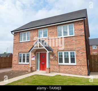 Nouvelles maisons maisons avant le développement, au nord est de l'Angleterre. UK Banque D'Images