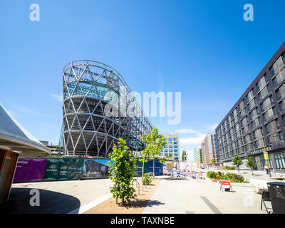 L'Université de Newcastle National Innovation bâtiment en construction, de la science Square, Newcastle upon Tyne, Tyne and Wear, Royaume-Uni Banque D'Images