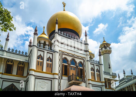 Masjid Sultan à street haji à Singapour Banque D'Images