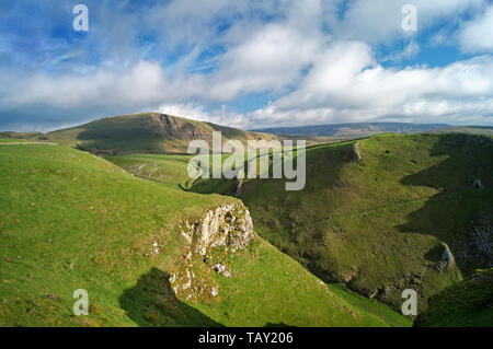 UK,Derbyshire, Peak District,à bas Forcella Staulanza vers Mam Tor Banque D'Images