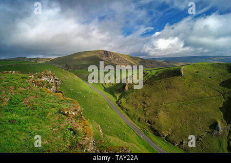 UK,Derbyshire, Peak District,à bas Forcella Staulanza vers Mam Tor Banque D'Images