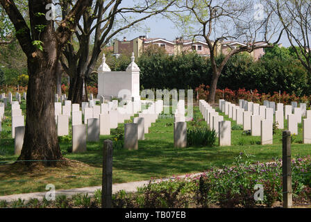 Seconde Guerre mondiale Régiment Sikh Memorial Cemetery à Forlì, Forlì-Cesena, Émilie-Romagne, Italie. Banque D'Images