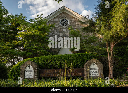 Lexington, Kentucky/USA - 14 mai, 2019 : l'Église presbytérienne du Mont Horeb historique à l'origine fondée en 1827. Cette structure en pierre a été construit dans la même Banque D'Images