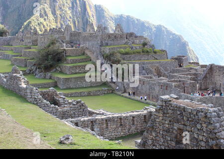 Machu Picchu, Pérou Banque D'Images