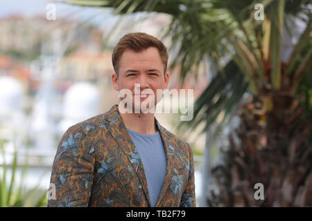 CANNES, FRANCE - 16 MAI : Taron Egerton assiste à la 'Rocketman' photocall pendant le 72e Festival de Cannes (Credit : Mickael Chavet/Projet Daybreak Banque D'Images