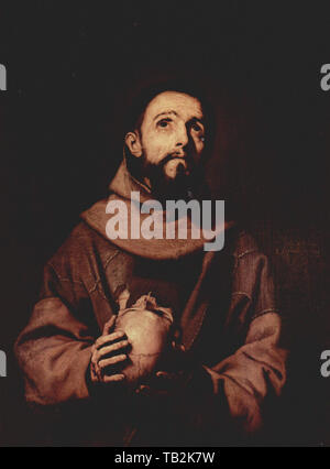 Jusepe DE RIBERA - St Francis Assisi 1643 Banque D'Images