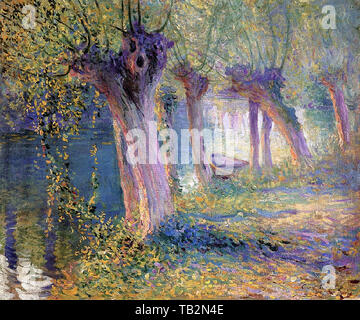Guy Rose Orlando - Epte Giverny 19101 1910 Banque D'Images