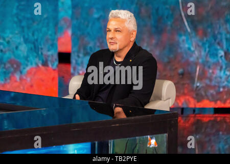 Milan, Italie. 26 mai 2019. Roberto Baggio assiste à Che tempo che fa Tv Show le 26 mai 2019 à Milan, Italie. © Alessandro Bremec Banque D'Images