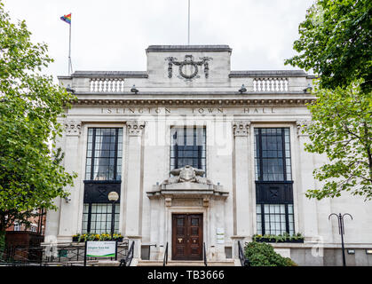 Hôtel de Ville d'Islington, Upper Street, London, UK Banque D'Images