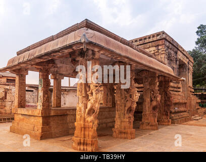 Bhoga Nandeeshwara Temple, Karnataka Banque D'Images