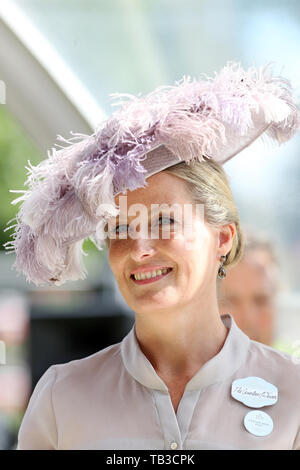 21.06.2018, Windsor, Ascot, UK - Portrait de S.A.R. Sophie, la comtesse de Wessex. 00S180621D542CAROEX.JPG [communiqué de modèle : Non, des biens : non (c) Banque D'Images