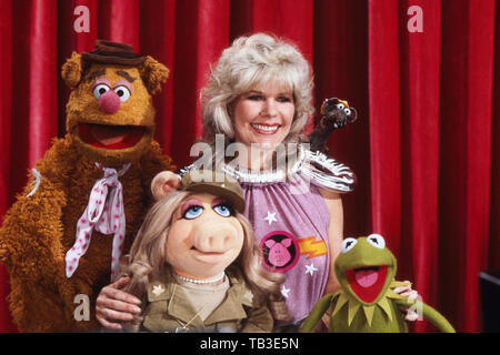 Le Muppet Show, Fernsehserie, USA/Großbritannien 1976 - 1981 Gaststar Comedyshow mit Puppen und Loretta swit Banque D'Images