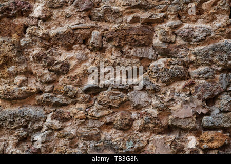 Contexte en vieille pierre rustique Banque D'Images