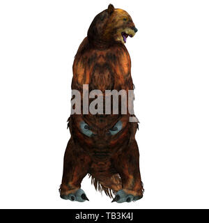 Megatherium Sloth - Megatherium était un herbivore Paresseux marcheur géant qui vivait en Amérique centrale et en Amérique du Sud pendant le pliocène et le Pléistocène. Banque D'Images