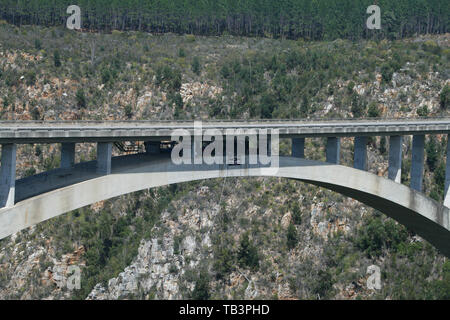 Bloukrans Bridge, Western Cape, Afrique du Sud Banque D'Images