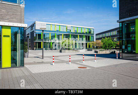 18.04.2019, Kiev, Rhénanie du Nord-Westphalie, Allemagne - Rhein-Waal Université des Sciences Appliquées, Faculté des communications et de l'environnement, Camp Banque D'Images