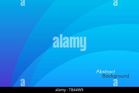 Résumé fond bleu. Des lignes simples et de douce lumière. Un minimum de toile de fond pour site web. Modèle de conception. Dégradés de couleurs et de formes. Vector illustration. Illustration de Vecteur