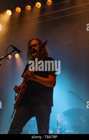 Milan, Italie - 28 mai 2019 : rock psychédélique et progressif de MOTORPSYCHO Trondheim, Norvège effectue au Club de musique en Trezzo. Brambilla Banque D'Images