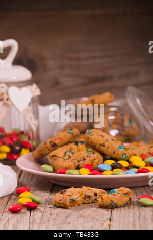 Enrobée de cookies. Banque D'Images