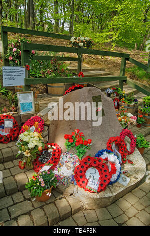 Royaume-Uni, South Yorkshire, Sheffield, Endcliffe Park, Mi Amigo Memorial. Banque D'Images