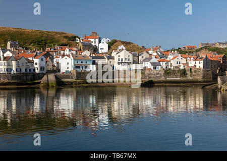 Port de Staithes, North Yorkshire, UK Banque D'Images