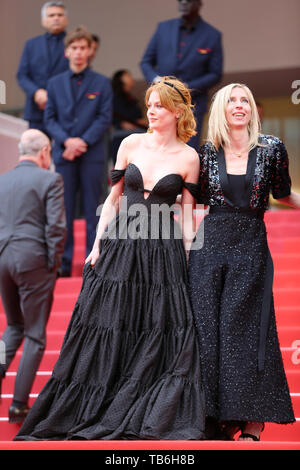 CANNES, FRANCE - 17 MAI : Emily Beecham et Jessica Hausner assister à la projection de 'Little Joe' pendant la 72e Cannes Film Festival (Crédit : Mickael Banque D'Images