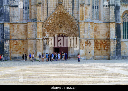 Monastère de Batalha,Portugal. A l'origine, et officiellement connue, comme le Monastère de Sainte Marie de la victoire. UNESCO World Heritage Site. Banque D'Images