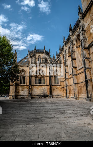 Monastère de Batalha,Portugal. A l'origine, et officiellement connue, comme le Monastère de Sainte Marie de la victoire. UNESCO World Heritage Site. Banque D'Images