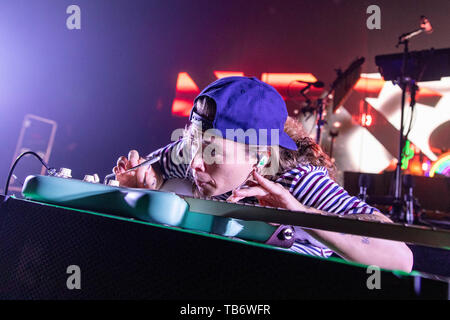 29 mai 2019 - Madison, Wisconsin, États-Unis - TASH SULTANA durant la tournée mondiale de l'état d'écoulement à l'Sylvee à Madison, Wisconsin (crédit Image : © Daniel DeSlover/Zuma sur le fil) Banque D'Images