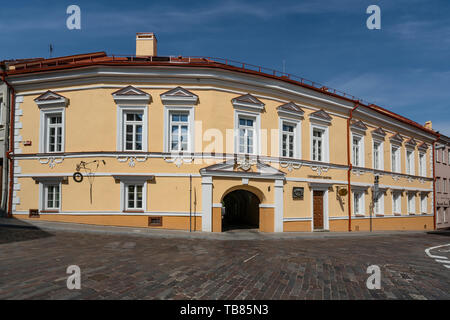 Vilnius, Lituanie. Mai 2019. Une vue de la construction de la pharmacie de l'université Banque D'Images