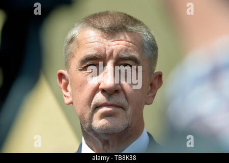 ***Le 24 mai 2019, photo d'*** PM Tchèque Andrej Babis (ANO) fait face à un conflit d'intérêt sur les liens vers ses anciens entreprises dans le groupe Agrofert, selon une vérification que la Commission européenne (CE) envoyé à autorités tchèques, Hospodarske Noviny (HN) document financier écrit sur son site web aujourd'hui, le vendredi 31 mai 2019. Bruxelles exige que toutes les subventions de l'UE Agrofert reçus de 2018 sera retournée. La propriété Babis géant Agrofert, chimiques, agricoles et alimentaires media holding jusqu'en 2017 lorsque, en sa qualité de ministre des Finances, ensuite, il l'a transférée aux fonds d'affectation spéciale pour se conformer à la Banque D'Images