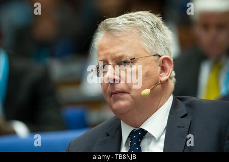 Bonn, Allemagne. 27 mai, 2019. Peter Aubel, directeur de la Deutsche Welle DW, à la Deutsche Welle Global Media Forum 27.05.2019 Changement de pouvoirs, à Bonn | Conditions de crédit dans le monde entier : dpa/Alamy Live News Banque D'Images