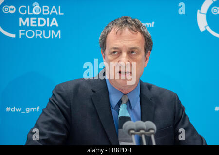 Bonn, Allemagne. 27 mai, 2019. Laudator Misha GLENNY, la liberté de parole à la Deutsche Welle Global Media Forum 27.05.2019 Changement de pouvoirs, à Bonn | Conditions de crédit dans le monde entier : dpa/Alamy Live News Banque D'Images