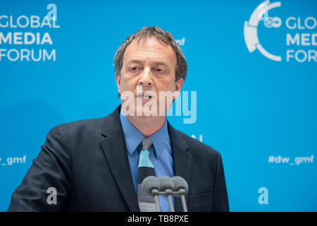 Bonn, Allemagne. 27 mai, 2019. Laudator Misha GLENNY, la liberté de parole à la Deutsche Welle Global Media Forum 27.05.2019 Changement de pouvoirs, à Bonn | Conditions de crédit dans le monde entier : dpa/Alamy Live News Banque D'Images