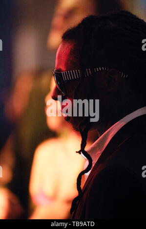 La star du rap Lil Wayne sur l'ensemble de sa musique vidéo 'Prom Queen' à la Birmingham High School‎ à Van Nuys, CA le 13 février 2009. Banque D'Images