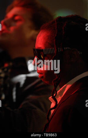 La star du rap Lil Wayne sur l'ensemble de sa musique vidéo 'Prom Queen' à la Birmingham High School‎ à Van Nuys, CA le 13 février 2009. Banque D'Images