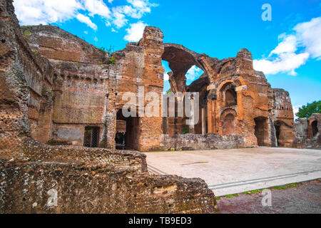 S'Hadrien à Tivoli - Villa près de Rome - monument archéologique en Italie Banque D'Images