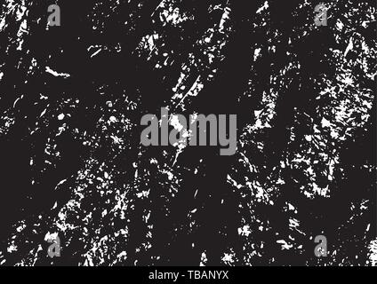 Grunge noir et blanc. Superposition de détresse de texture. Résumé La poussière de surface rugueuse et mur sale concept d'arrière-plan. Illustration de détresse placez simplement vo Illustration de Vecteur