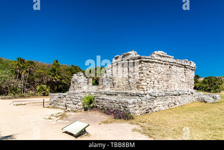 Ruines mayas à Tulum au Mexique Banque D'Images