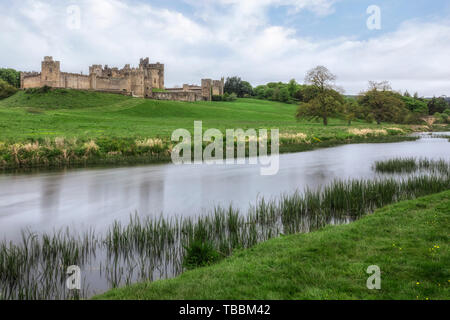 Château d'Alnwick, Northumberland, Royaume-Uni, Europe Banque D'Images
