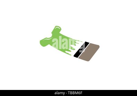 Creative T-shirt Sérigraphie Symbole logo Vector illustration Illustration de Vecteur