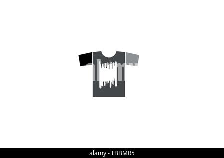 Creative T-shirt Sérigraphie Symbole logo Vector illustration Illustration de Vecteur