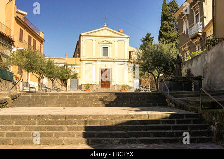 Balade autour de rues de Randazzo, Province de Catane, Italie. Banque D'Images