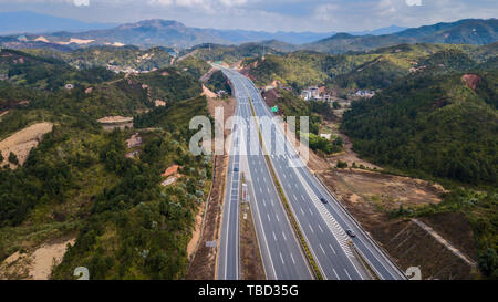 Photographie aérienne Expressway Banque D'Images