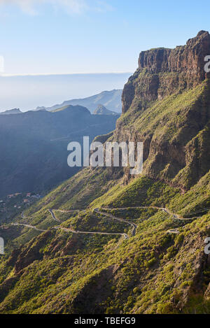 Macizo de Teno à Tenerife, Îles Canaries Banque D'Images