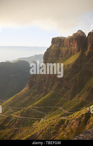 Macizo de Teno à Tenerife, Îles Canaries Banque D'Images