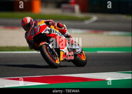 Scarperia E San Piero, Italie. 31 mai, 2019. Au cours de vendredi dans les pratiques de crédit : Circuit du Mugello Lorenzo di Cola/Pacific Press/Alamy Live News Banque D'Images