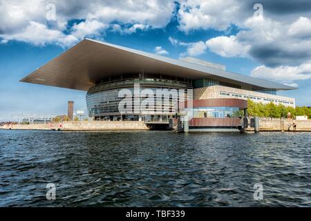 Royal opera sur l'île de Holmen, Copenhague, Danemark Banque D'Images