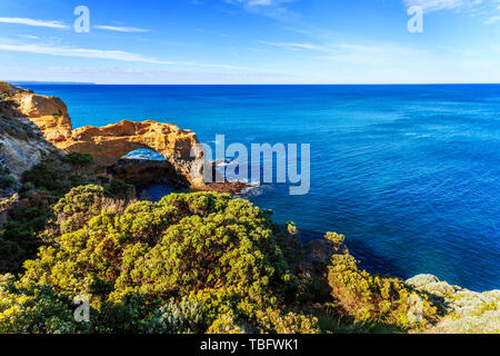 Seascape,paysage et skyline de Great Ocean Road, l'Australie Banque D'Images