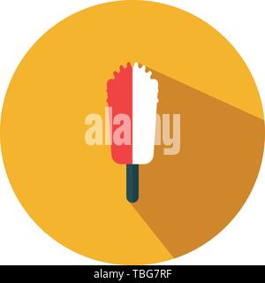 Icône de signe de la crème glacée - Télévision vector Illustration de Vecteur